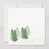 Kerstmis: nieuwe thuisFireplace-vakantie Aankondiging (Achterkant)