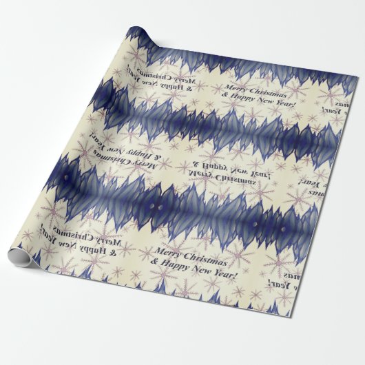 Kerstmis, nieuwjaar cadeaupapier (Uitgerold)