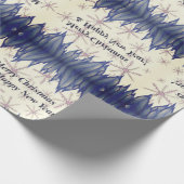 Kerstmis, nieuwjaar cadeaupapier (Hoek)