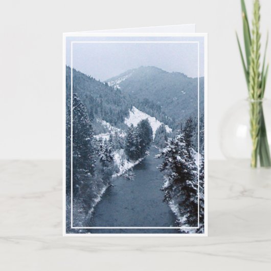 Kerstmis, nieuwjaar, feestdag - leeg feestdagen kaart (Voorkant)