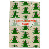 Kerstmis, Nieuwjaar Gift Bag Medium Cadeauzakje (Achterkant)