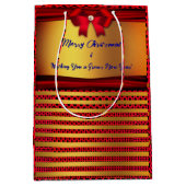 Kerstmis - Nieuwjaar Medium Cadeauzakje (Voorkant)