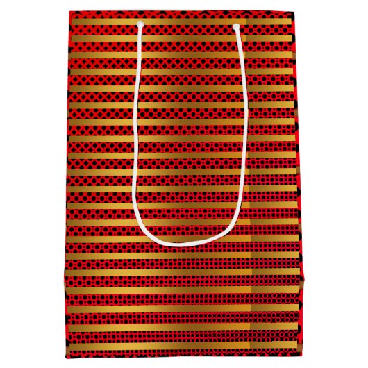 Kerstmis - Nieuwjaar Medium Cadeauzakje (Achterkant)