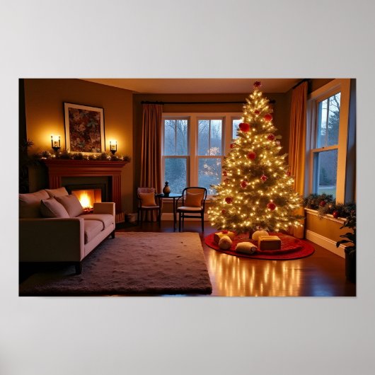 Kerstmis Nieuwjaar Poster (Voorkant)