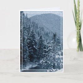 Kerstmis, Nieuwjaar, Vakantie - Blank Feestdagen Kaart