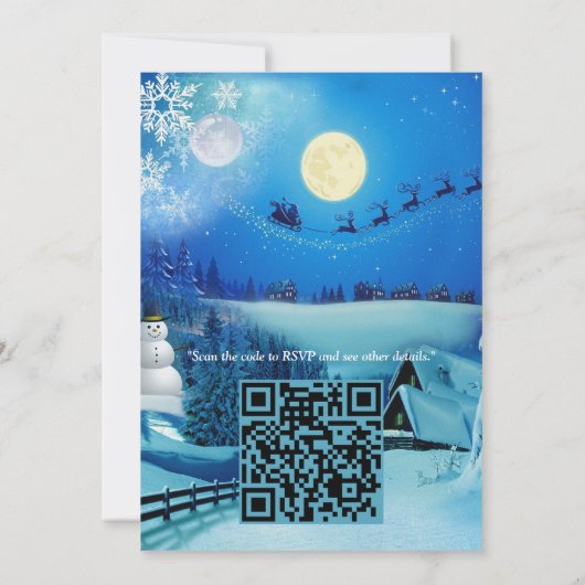 Kerstmis & Nieuwjaar van 2024 Kaart (Achterkant)