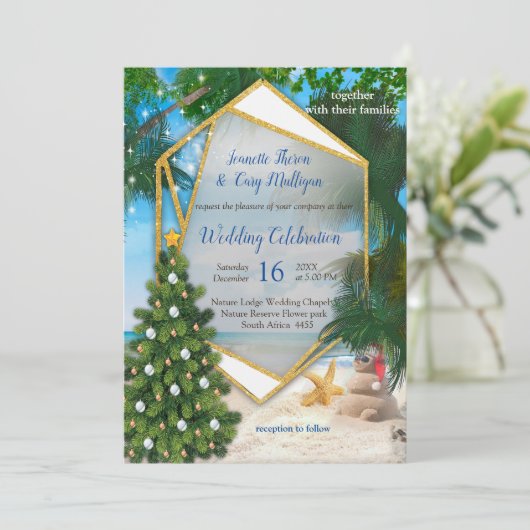 Kerstmis & Nieuwjaar van 2024 Kaart (Staand voorkant)