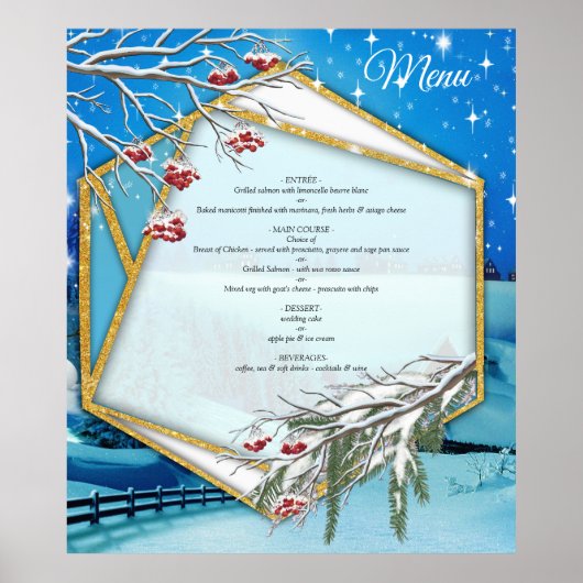 Kerstmis & Nieuwjaar van 2024 Poster (Voorkant)