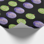 Kerstmis - nieuwjaarsdag feestdagen cadeaupapier (Hoek)