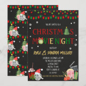 Kerstmis Night Kaart (Voorkant / Achterkant)