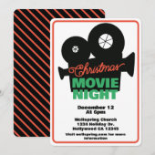 Kerstmis Night Kaart (Voorkant / Achterkant)