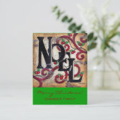 Kerstmis Noel ~ Ansichtkaart Feestdagenkaart (Staand voorkant)