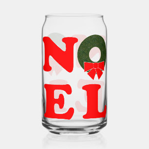 Kerstmis NOEL Blikvorm Glas