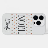 Kerstmis NOEL Boho Case-Mate iPhone Case (Achterkant (horizontaal))