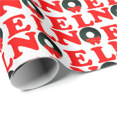 Kerstmis NOEL Cadeaupapier (Rol Hoek)