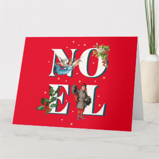 Kerstmis Noel kaart ontwerp