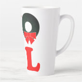 Kerstmis NOEL Latte Mok (Rechts)