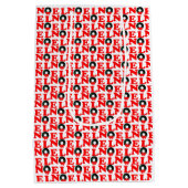 Kerstmis NOEL Medium Cadeauzakje (Achterkant)