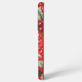 Kerstmis Noel rood & groen Telefoon Case Samsung Galaxy Hoesje (Achterkant horizontaal)