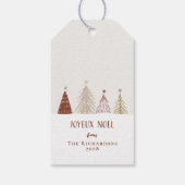 Kerstmis Noëlpakket Wijnfles Festijnelijk Cadeaulabel (Achterkant)