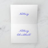 Kerstmis Nollaig Chridheil Green Star II Holiday Feestdagen Kaart (Binnen)