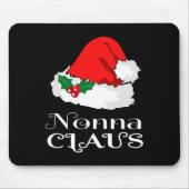 Kerstmis Nonna Claus Matching Pyjama Santa Hat X- Muismat (Voorkant)