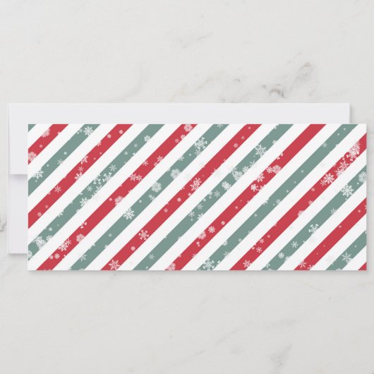 Kerstmis Noordpool Cadeaubon Kaart (Achterkant)