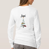 Kerstmis Noordpool Gepersonaliseerd  T-shirt (Achterkant)