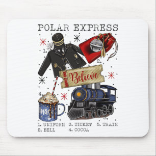 Kerstmis Noordpool Polar Express Allemaal Xmas Muismat
