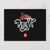 Kerstmis Noordpool Polar Express Kerstman Kerstmis Feestdagenkaart (Voorkant)