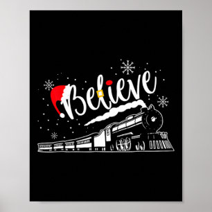 Kerstmis Noordpool Polar Express Overal Xmas Poster
