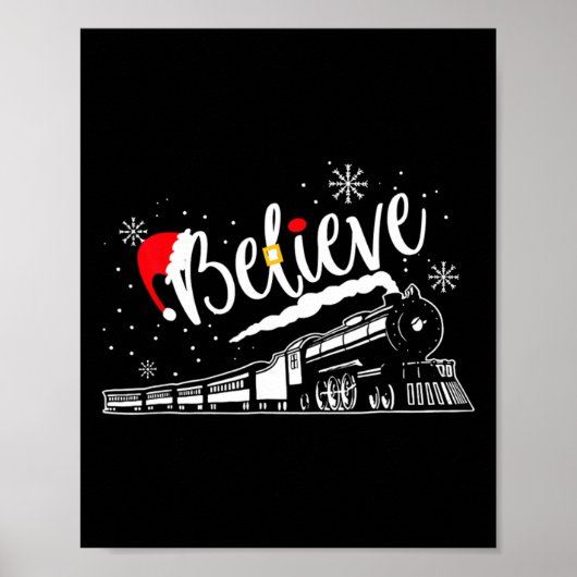Kerstmis Noordpool Polar Express Overal Xmas Poster (Voorkant)