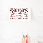 Kerstmis Noordpool Spandoek (Insitu)