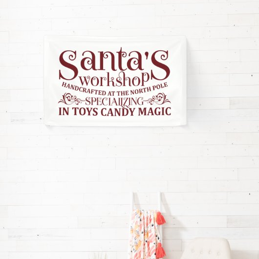 Kerstmis Noordpool Spandoek (Insitu)