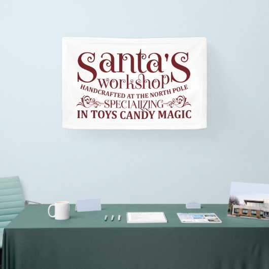 Kerstmis Noordpool Spandoek (Beurs)