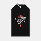 Kerstmis, noordpoolingang, alle andere feestdagen cadeaulabel (Voorkant)