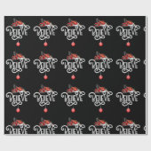 Kerstmis, noordpoolingang, alle andere feestdagen cadeaupapier (Vlak)