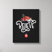 Kerstmis, noordpoolingang, alle andere feestdagen canvas afdruk (Voorkant)