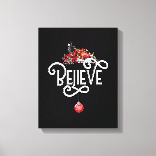 Kerstmis, noordpoolingang, alle andere feestdagen canvas afdruk (Voorkant)