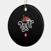 Kerstmis, noordpoolingang, alle andere feestdagen keramisch ornament (Links)