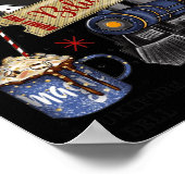 Kerstmis, noordpoolingang, alle andere feestdagen poster (Hoek)