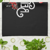 Kerstmis, noordpoolingang, alle andere feestdagen theedoek (Gevouwen)