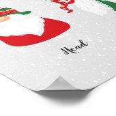 Kerstmis Nordic Gnome Gnk Familie Poster (Hoek)