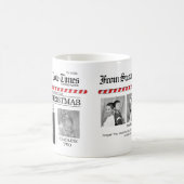 Kerstmis: North Pole Times Whimsical Koffiemok (Center)