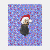 Kerstmis Norwich Fleece Blanket Deken (Voorkant)