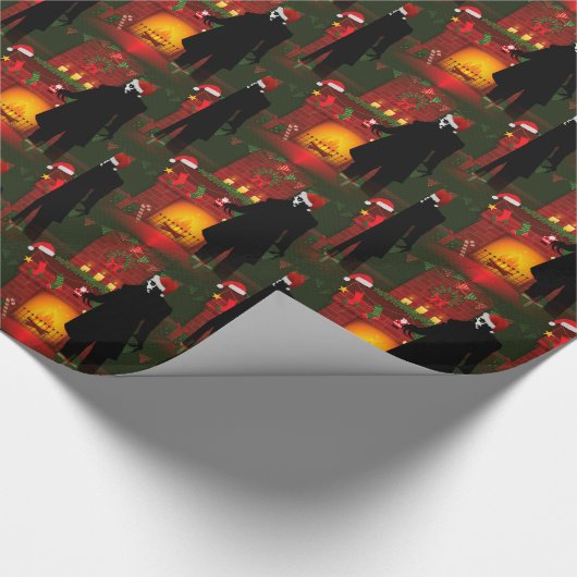 kerstmis nosferatu cadeaupapier (Hoek)