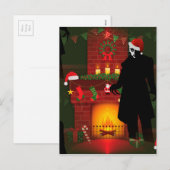 kerstmis nosferatu feestdagenkaart (Voorkant / Achterkant)