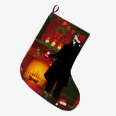 Kerstmis Nosferatu Kerstkous Grote Kerstsok (Voorkant (Hangend))