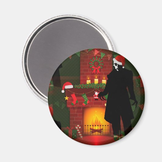 kerstmis nosferatu magneet (Voorkant / Achterkant)
