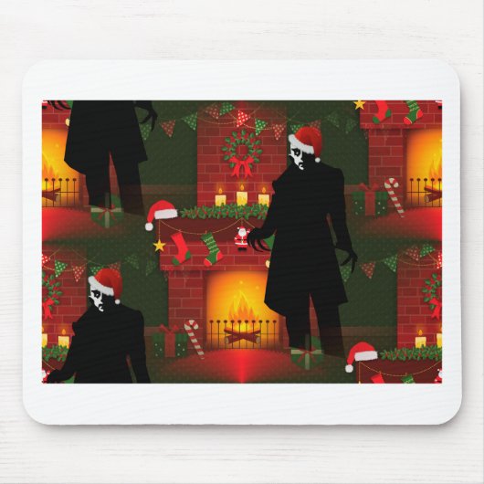 kerstmis nosferatu muismat (Voorkant)